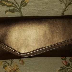 Hobo Daria Gold Leather Wallet/Clutch